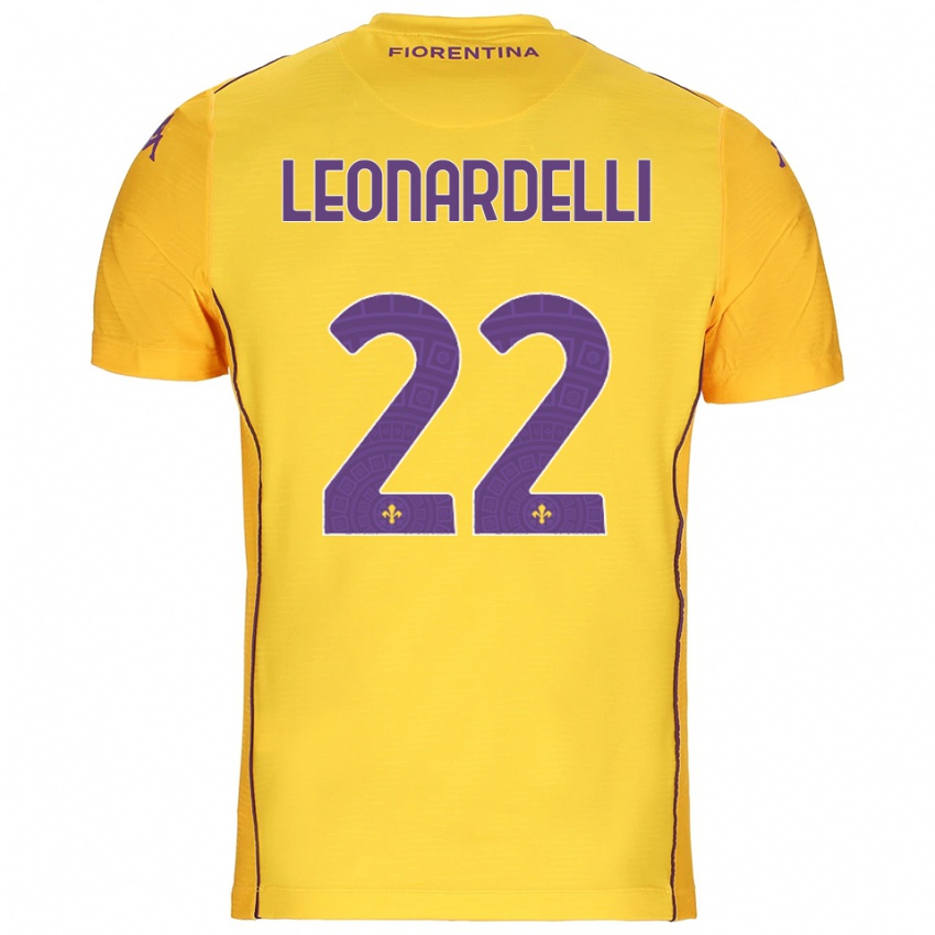 ילדים פייטרו לאונרדלי #22 כתום צהוב סגול חולצת שוער 2025/26 חולצה קצרה