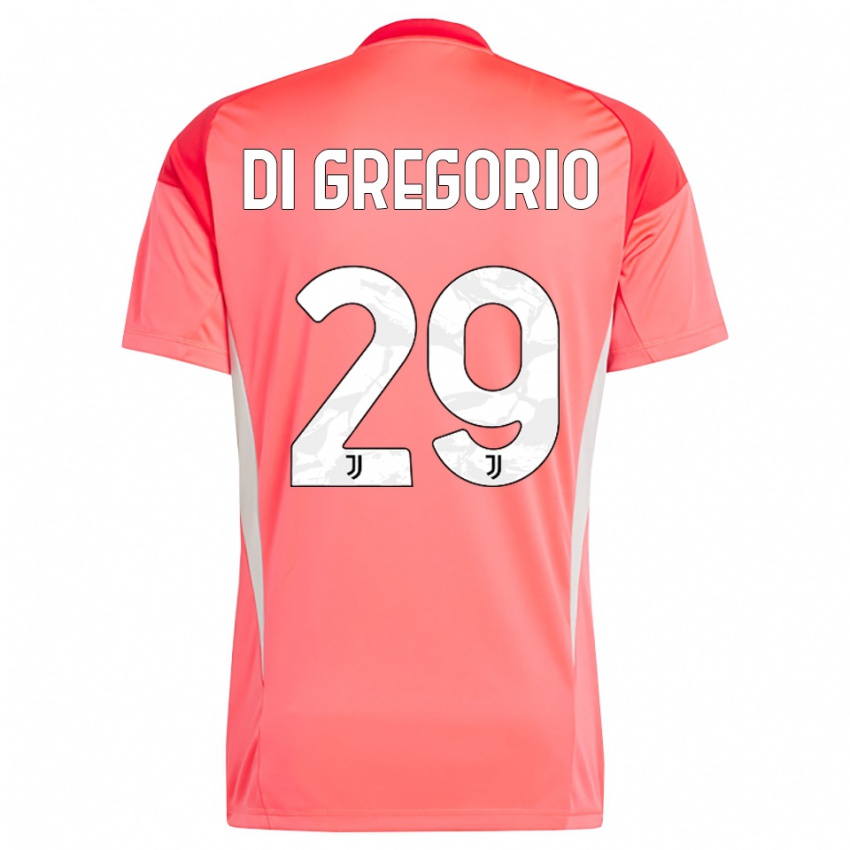 ילדים מיקלה די גרגוריו #29 כתום אדום חולצת שוער 2025/26 חולצה קצרה