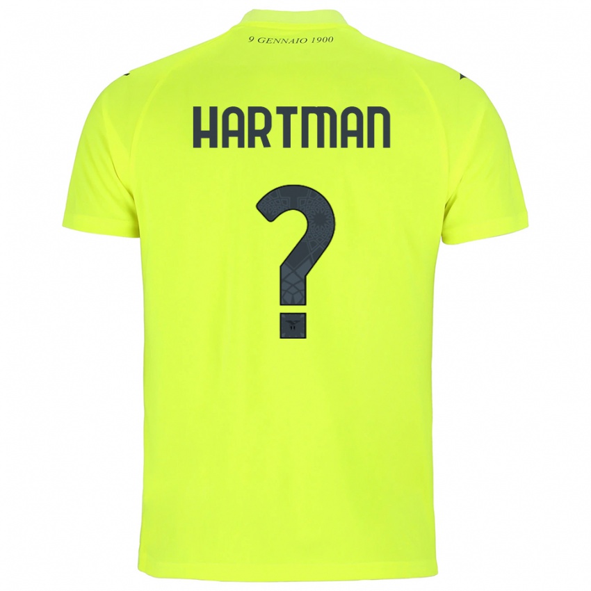 ילדים תומס הרטמן #0 ירוק פלורסנט חולצת שוער 2025/26 חולצה קצרה