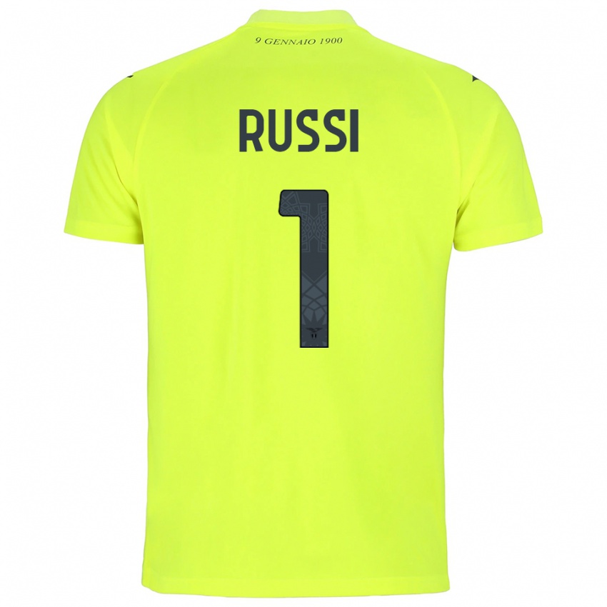 ילדים גבריאל ראסי #1 ירוק פלורסנט חולצת שוער 2025/26 חולצה קצרה