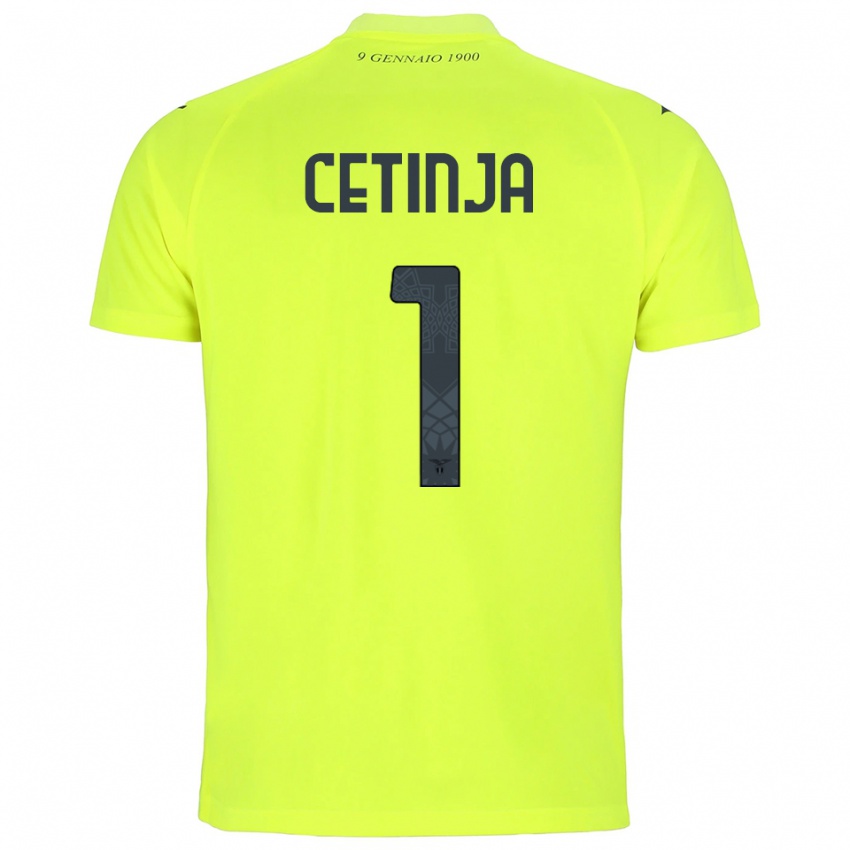 ילדים שרה סטיניה #1 ירוק פלורסנט חולצת שוער 2025/26 חולצה קצרה