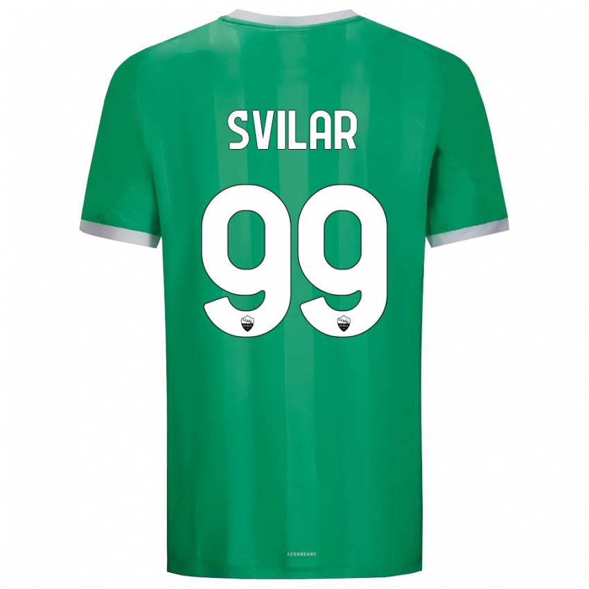 ילדים מילה סבילאר #99 ירוק לבן חולצת שוער 2025/26 חולצה קצרה