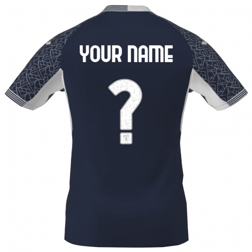 ילדים טורינו כחול שחור לבן חולצת שוער 2025/26 חולצה קצרה