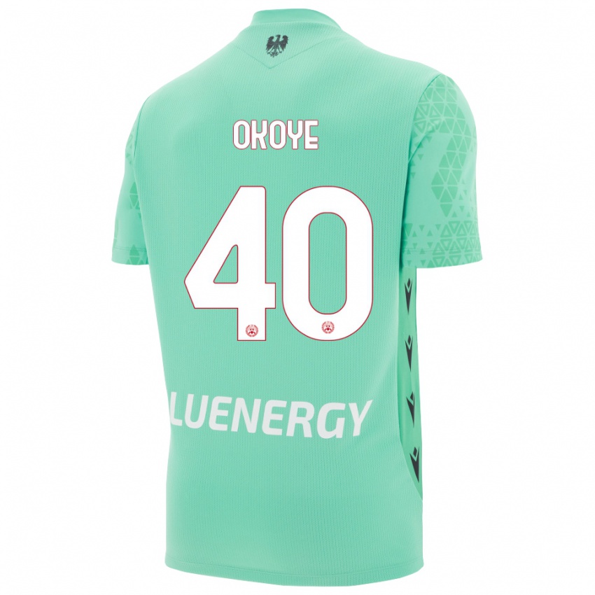 ילדים מאדוקה אוקויה #40 שחור אקוומרין חולצת שוער 2025/26 חולצה קצרה