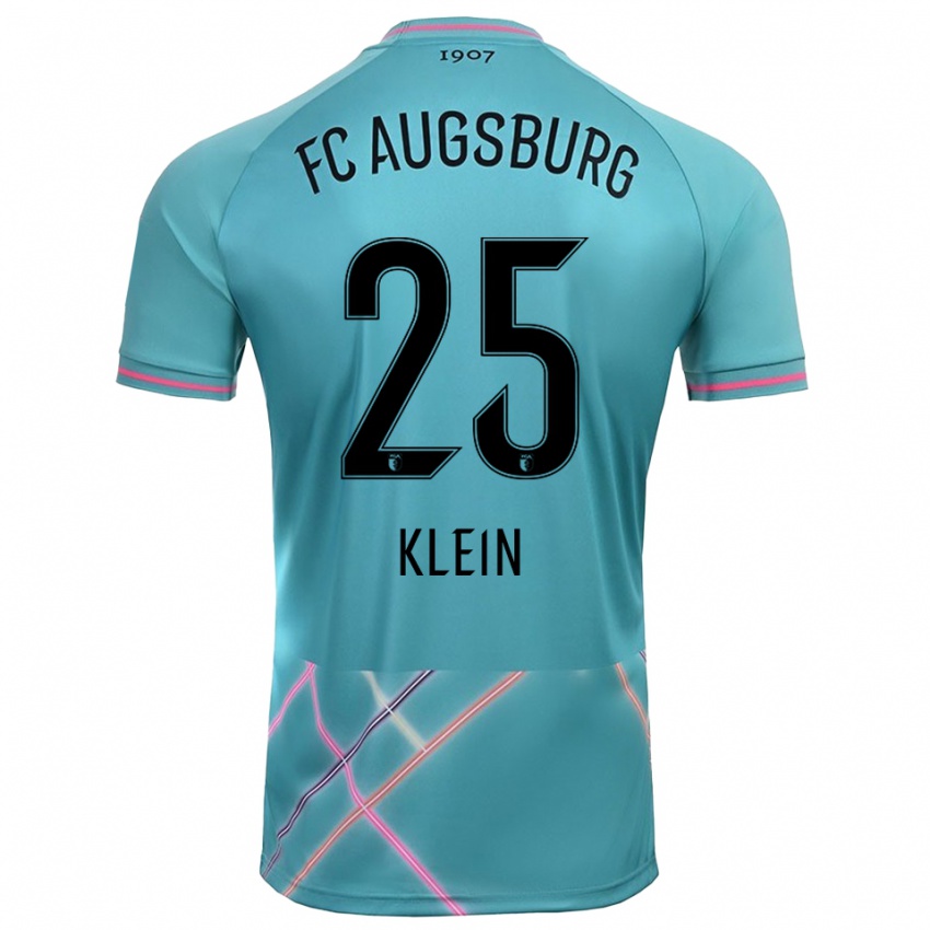 ילדים Daniel Klein #25 ירוק ים בהיר חולצת שוער 2025/26 חולצה קצרה