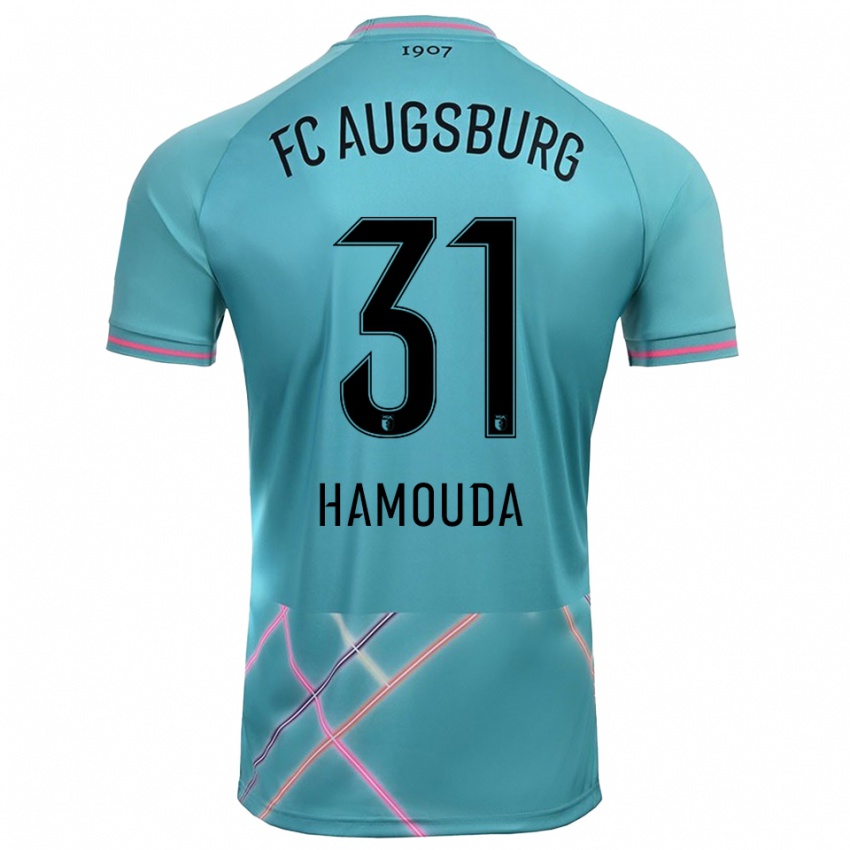 ילדים Hania Hamouda #31 ירוק ים בהיר חולצת שוער 2025/26 חולצה קצרה