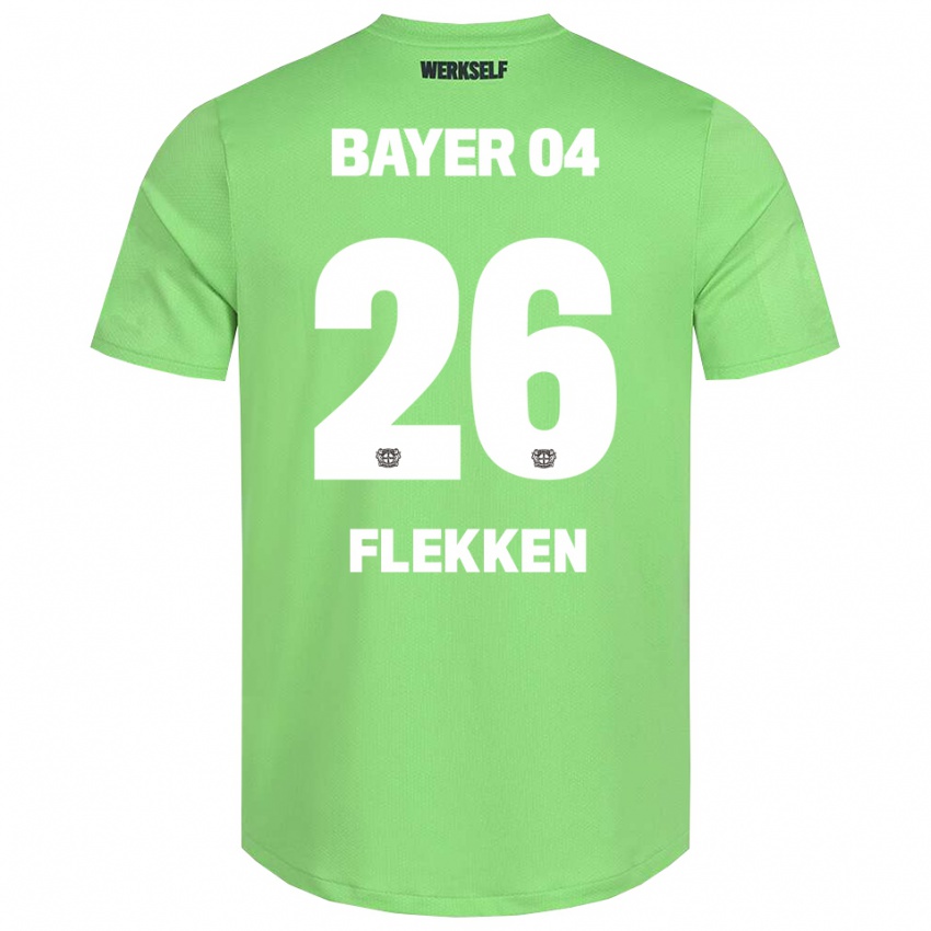 ילדים מארק פלקן #26 לבן ירוק בהיר חולצת שוער 2025/26 חולצה קצרה