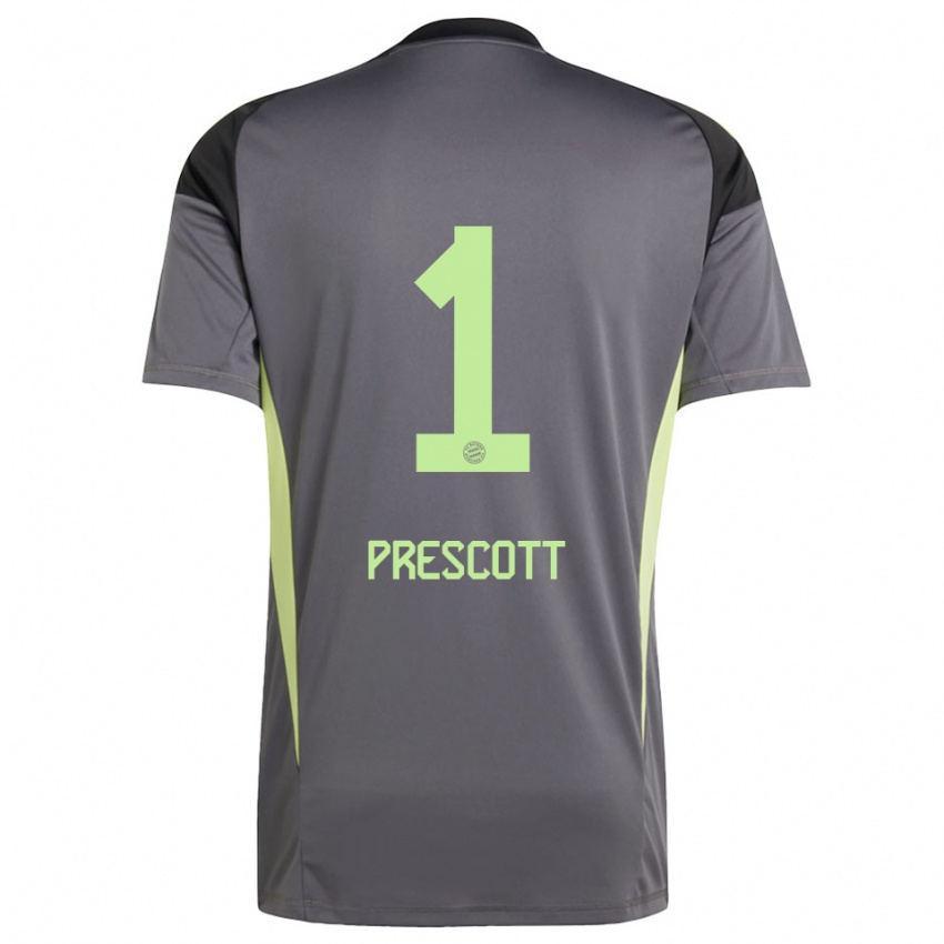 ילדים Leonard Prescott #1 צהוב ירוק שחור חולצת שוער 2025/26 חולצה קצרה