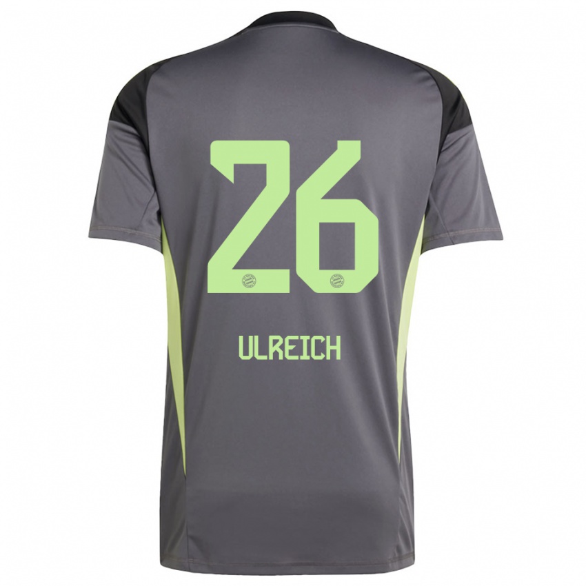 ילדים סוון אולרייך #26 צהוב ירוק שחור חולצת שוער 2025/26 חולצה קצרה