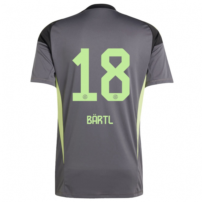 ילדים ג׳ניס ברטל #18 צהוב ירוק שחור חולצת שוער 2025/26 חולצה קצרה