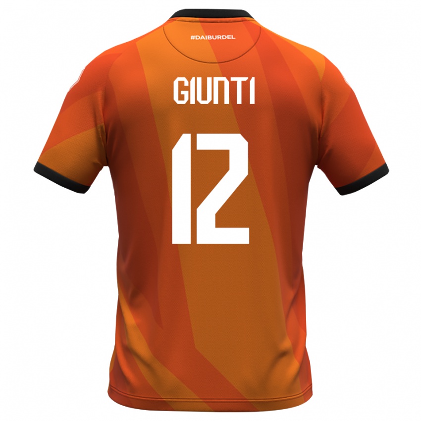 ילדים Alessandro Giunti #12 לבן אלמוג שחור חולצת שוער 2025/26 חולצה קצרה