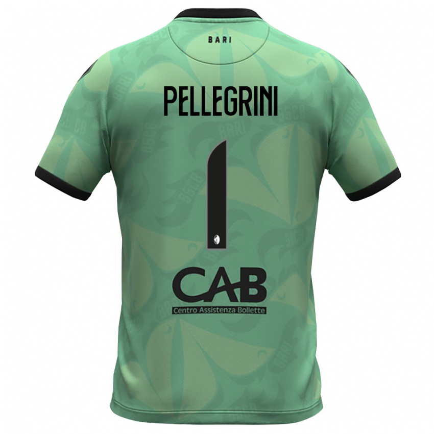 ילדים Luigi Pellegrini #1 ירוק ים כהה חולצת שוער 2025/26 חולצה קצרה