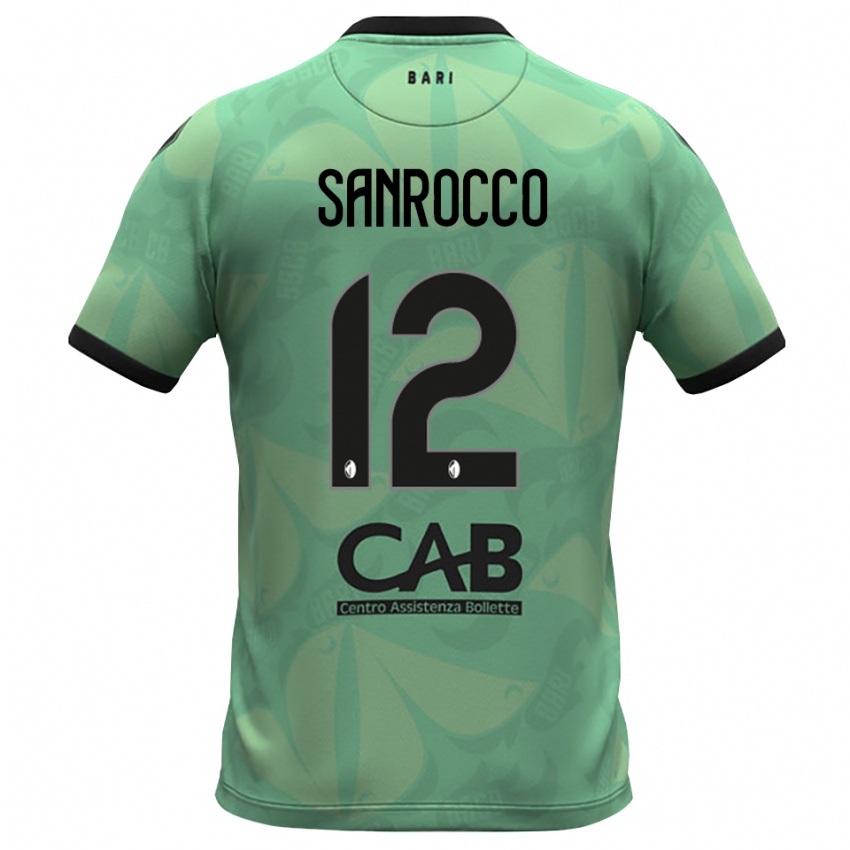 ילדים Michele Sanrocco #12 ירוק ים כהה חולצת שוער 2025/26 חולצה קצרה