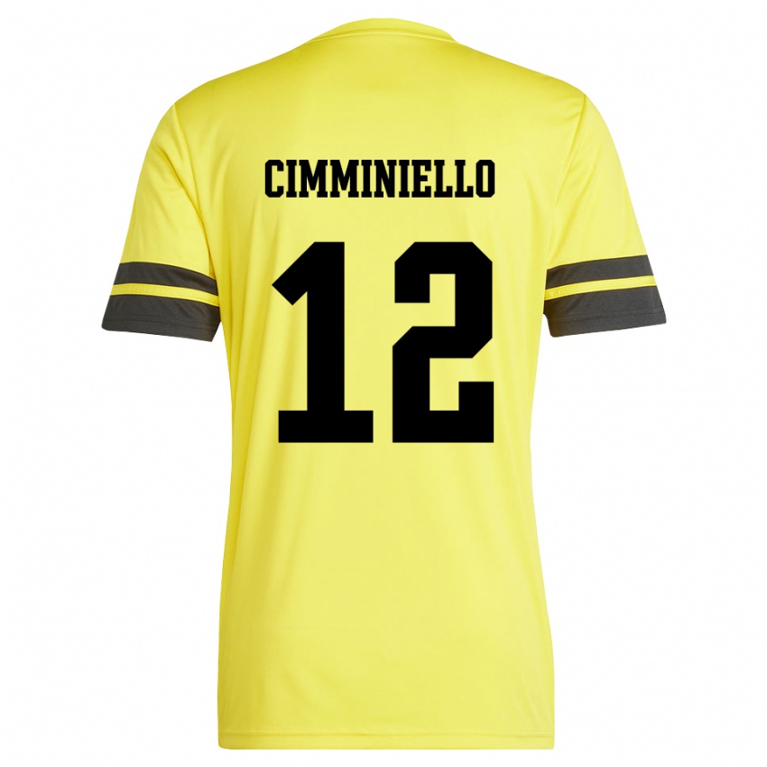 ילדים Leon Cimminiello #12 לבן כתום חולצת שוער 2025/26 חולצה קצרה