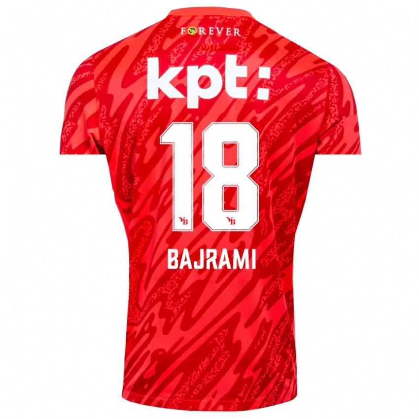 ילדים ארדיאן באירמי #18 אדום לבן חולצת שוער 2025/26 חולצה קצרה