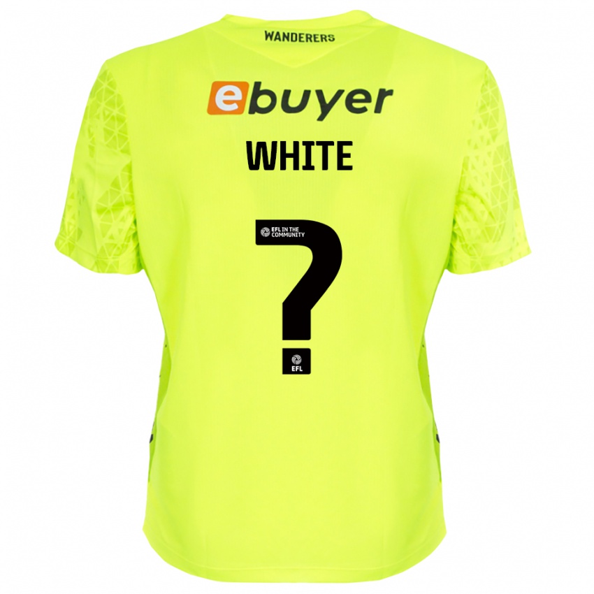 ילדים Annabelle White #0 ירוק פלורסנט חולצת שוער 2025/26 חולצה קצרה