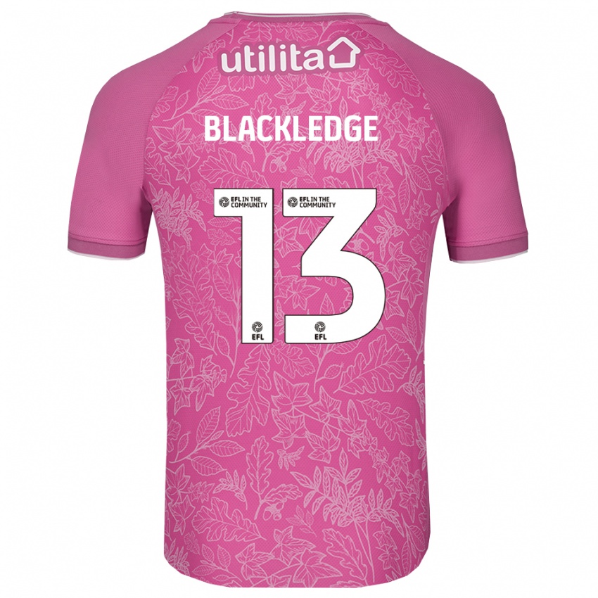 ילדים הנרי בלקלדג׳ #13 שחור ורוד חולצת שוער 2025/26 חולצה קצרה