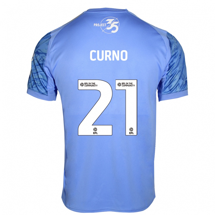 ילדים מאדי קורנו #21 כחול מלכותי חולצת שוער 2025/26 חולצה קצרה