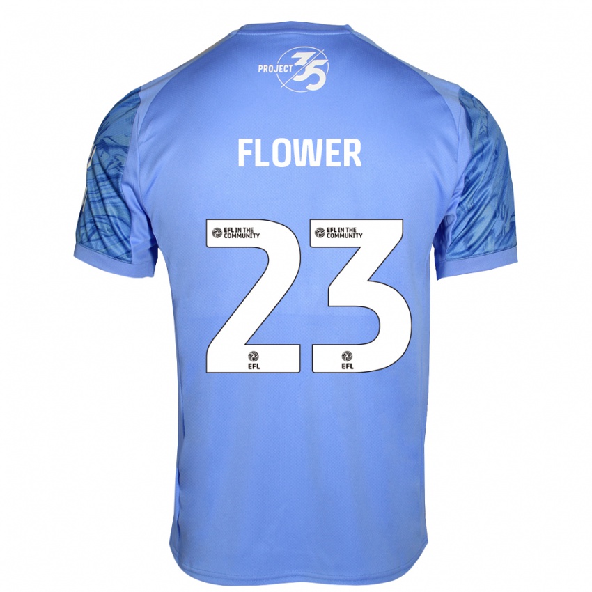 ילדים ג'ק פרח #23 כחול מלכותי חולצת שוער 2025/26 חולצה קצרה