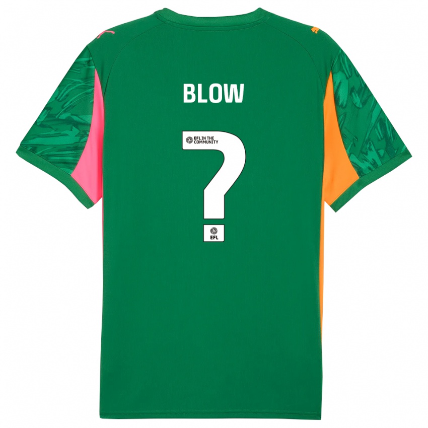 ילדים Hayden Blow #0 ירוק כתום ורוד חולצת שוער 2025/26 חולצה קצרה