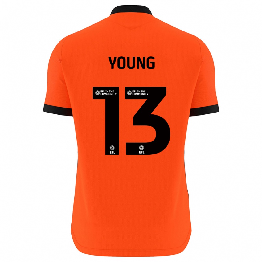 ילדים בראד יאנג #13 שחור אדום חולצת שוער 2025/26 חולצה קצרה