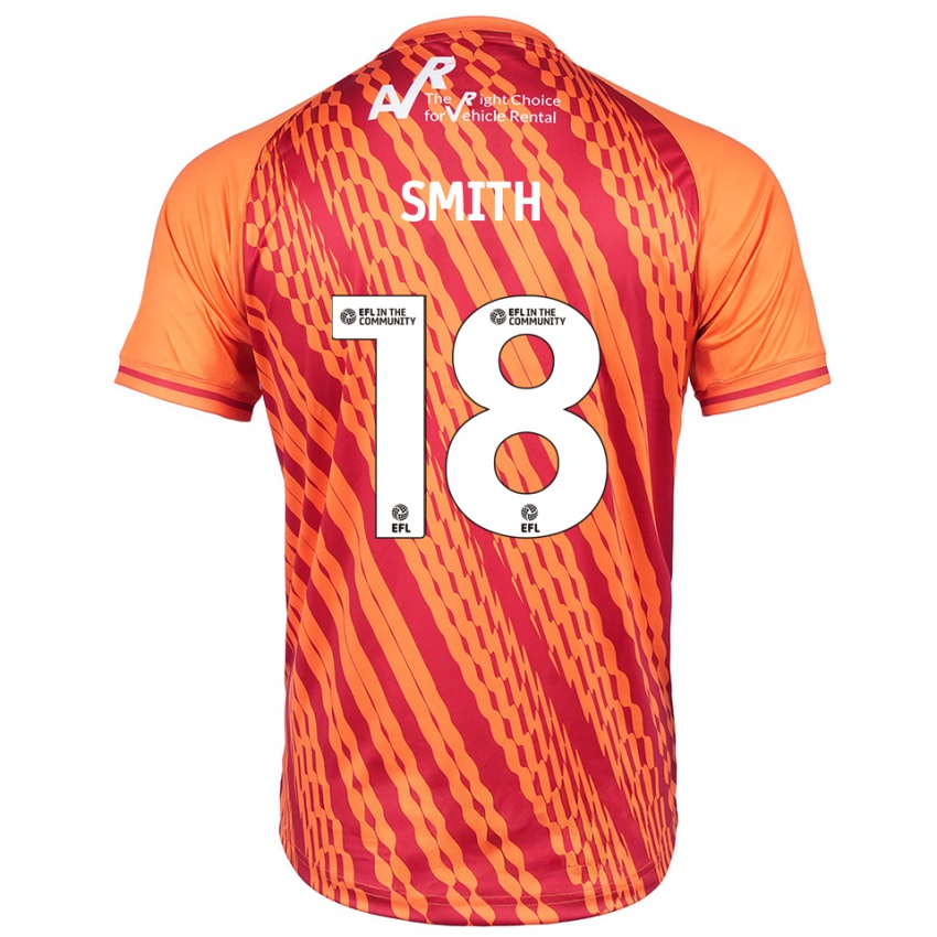 ילדים Katy Smith #18 כתום חולצת שוער 2025/26 חולצה קצרה