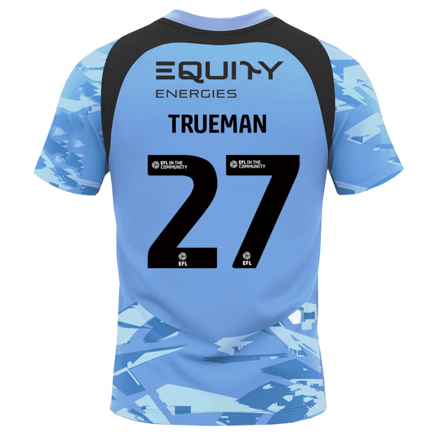 ילדים קונאל טראמן #27 אפור כחול בהיר חולצת שוער 2025/26 חולצה קצרה