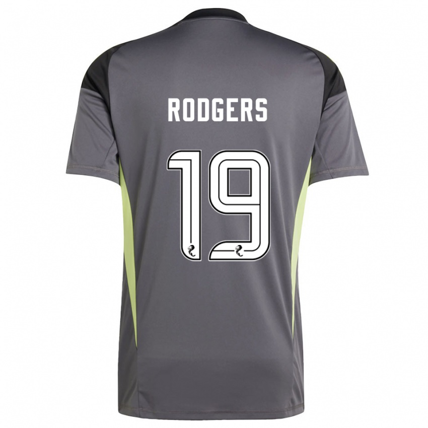 ילדים Lisa Rodgers #19 לבן אפור חולצת שוער 2025/26 חולצה קצרה