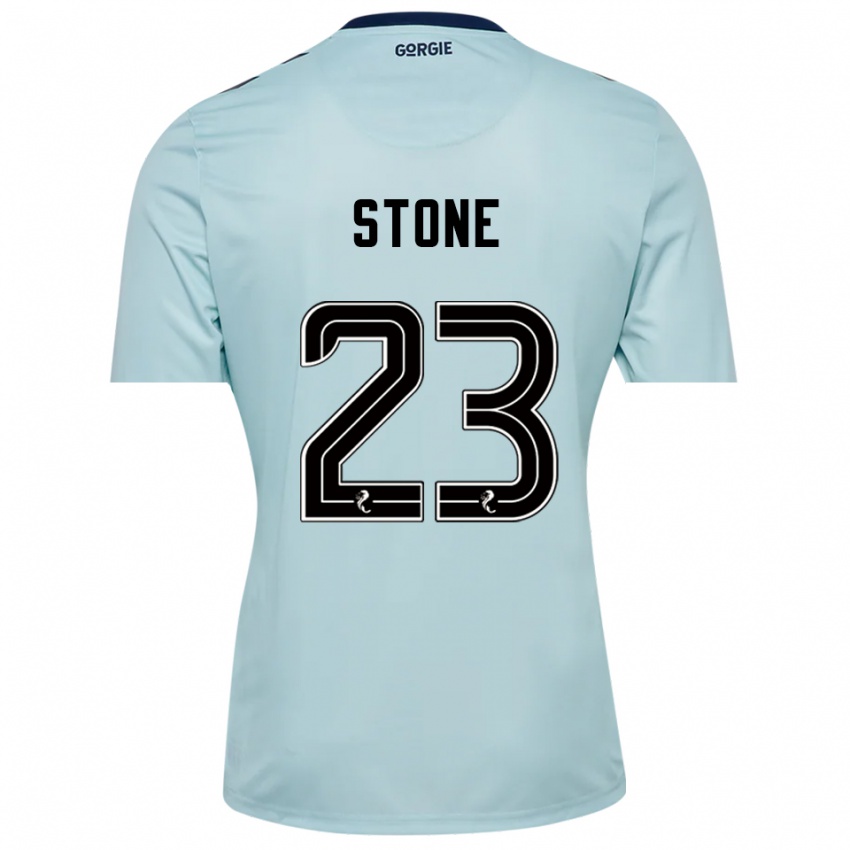 ילדים Harry Stone #23 שחור כחול בהיר חולצת שוער 2025/26 חולצה קצרה