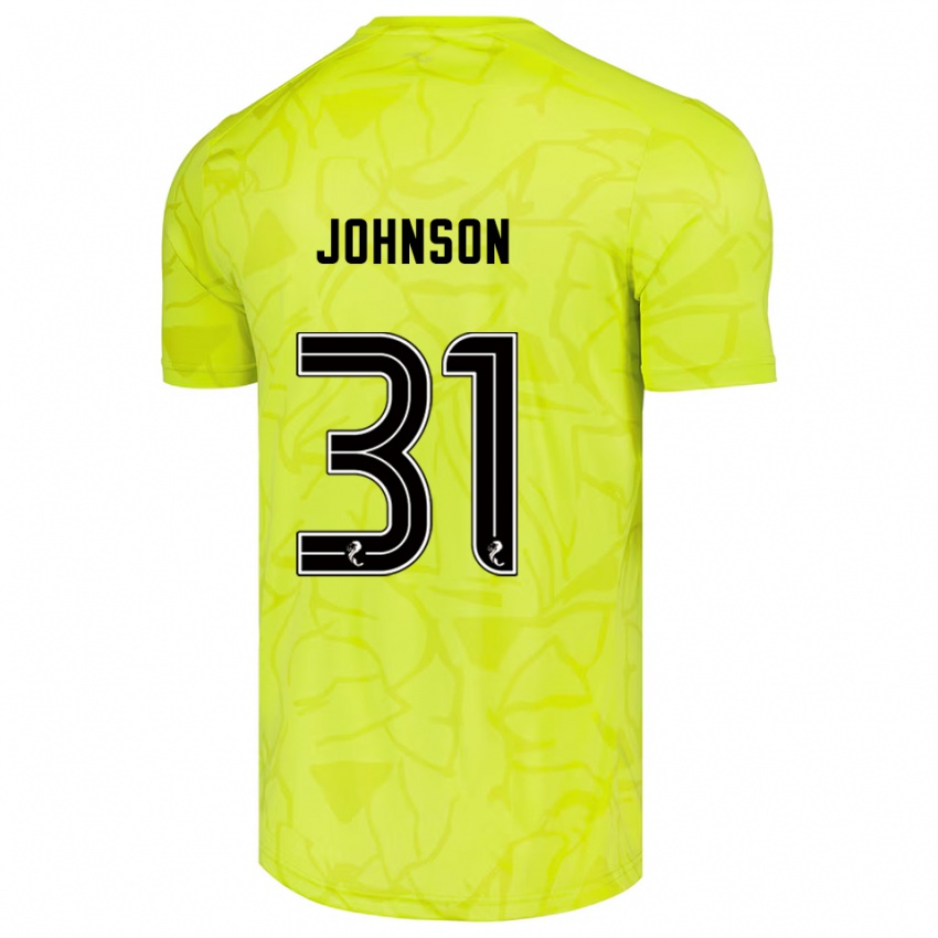 ילדים מוראי ג'ונסון #31 שחור צהוב חולצת שוער 2025/26 חולצה קצרה