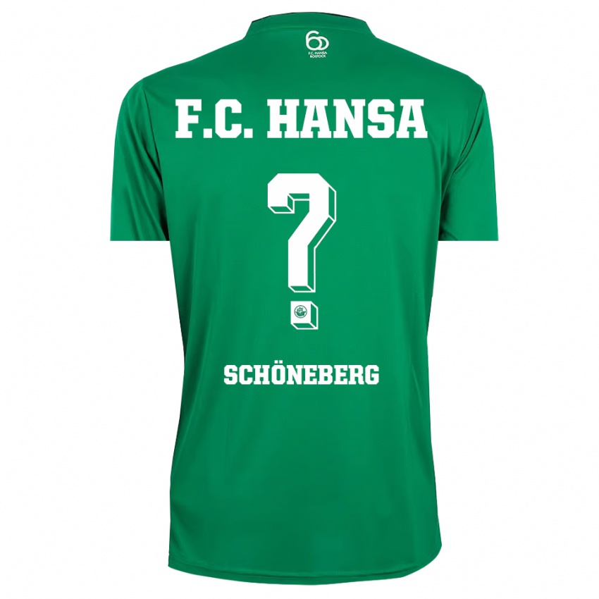 ילדים Tom Schöneberg #0 ירוק כהה לבן חולצת שוער 2025/26 חולצה קצרה