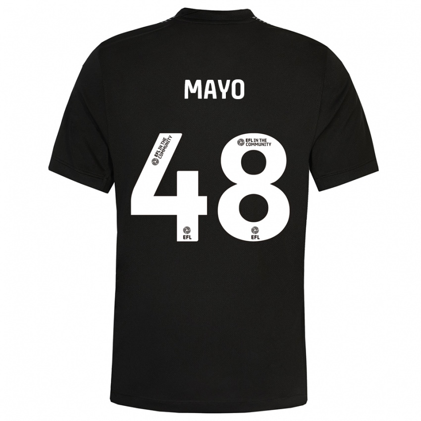 ילדים בראדלי פול מאיו #48 שחור לבן חולצת שוער 2025/26 חולצה קצרה