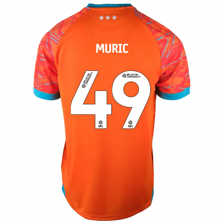 ילדים ארייאנט מוריץ' #49 לבן כתום חולצת שוער 2025/26 חולצה קצרה