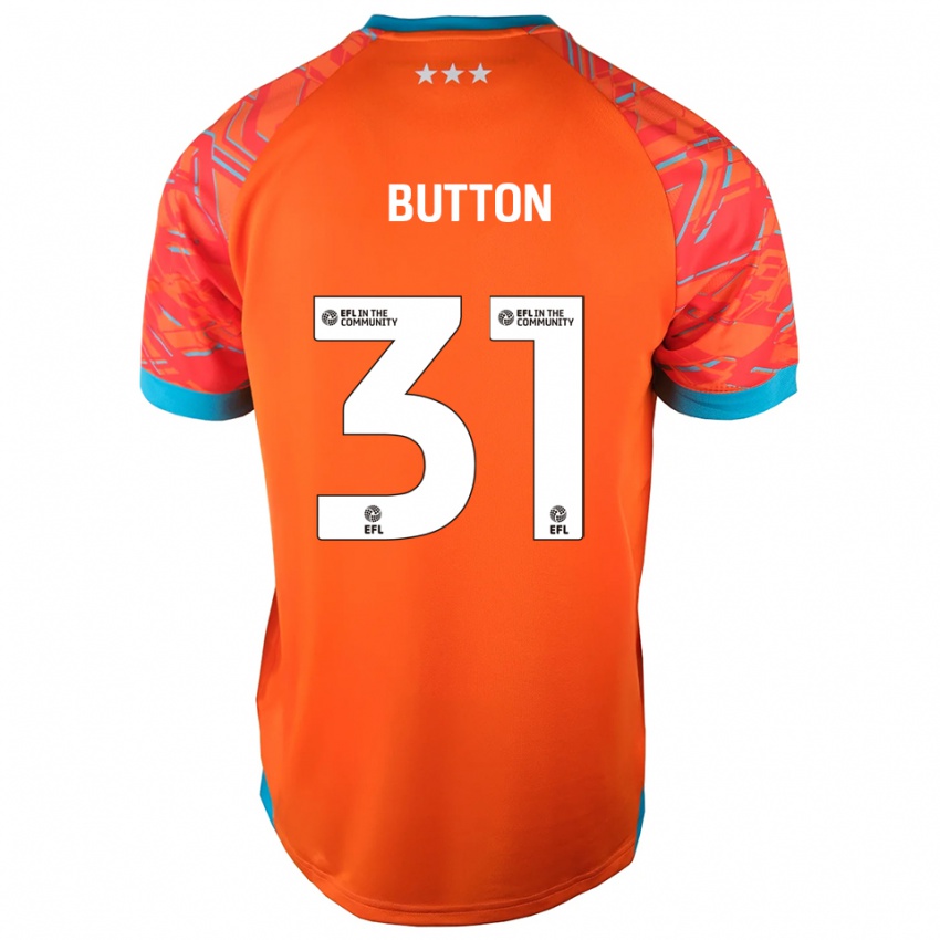 ילדים Laura Hartley #31 לבן כתום חולצת שוער 2025/26 חולצה קצרה