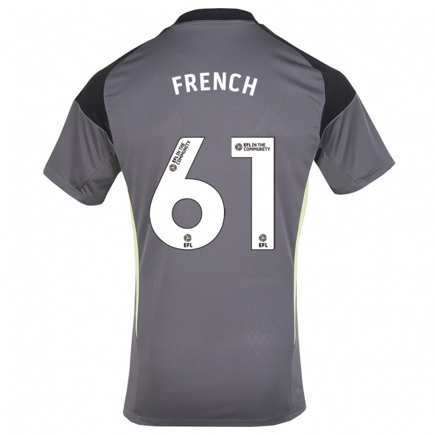 ילדים Harry French #61 לבן אפור חולצת שוער 2025/26 חולצה קצרה