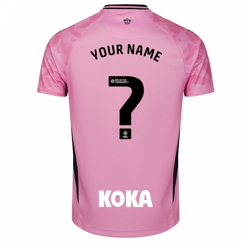 ילדים ווטפורד שחור ורוד בהיר חולצת שוער 2025/26 חולצה קצרה