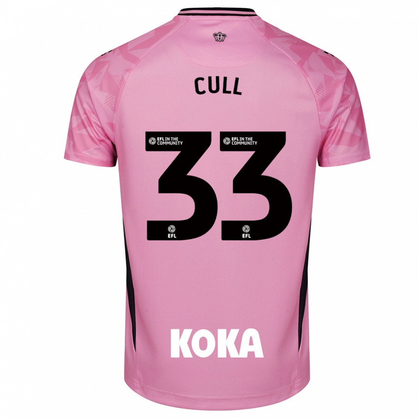 ילדים Hermione Cull #33 שחור ורוד בהיר חולצת שוער 2025/26 חולצה קצרה