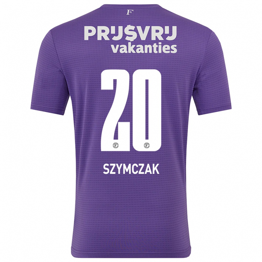 ילדים אוליוויה שימצ׳אק #20 סגול לבן חולצת שוער 2025/26 חולצה קצרה