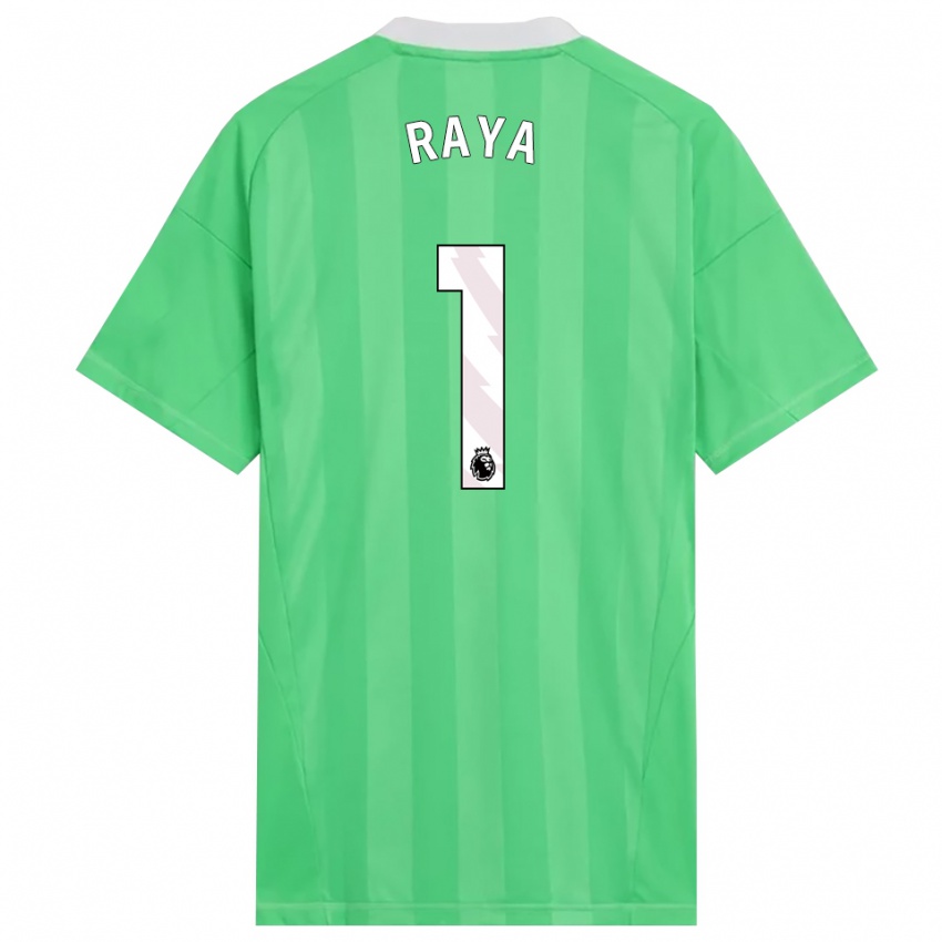 ילדים דויד ראיה #1 ירוק בהיר לבן חולצת שוער 2025/26 חולצה קצרה