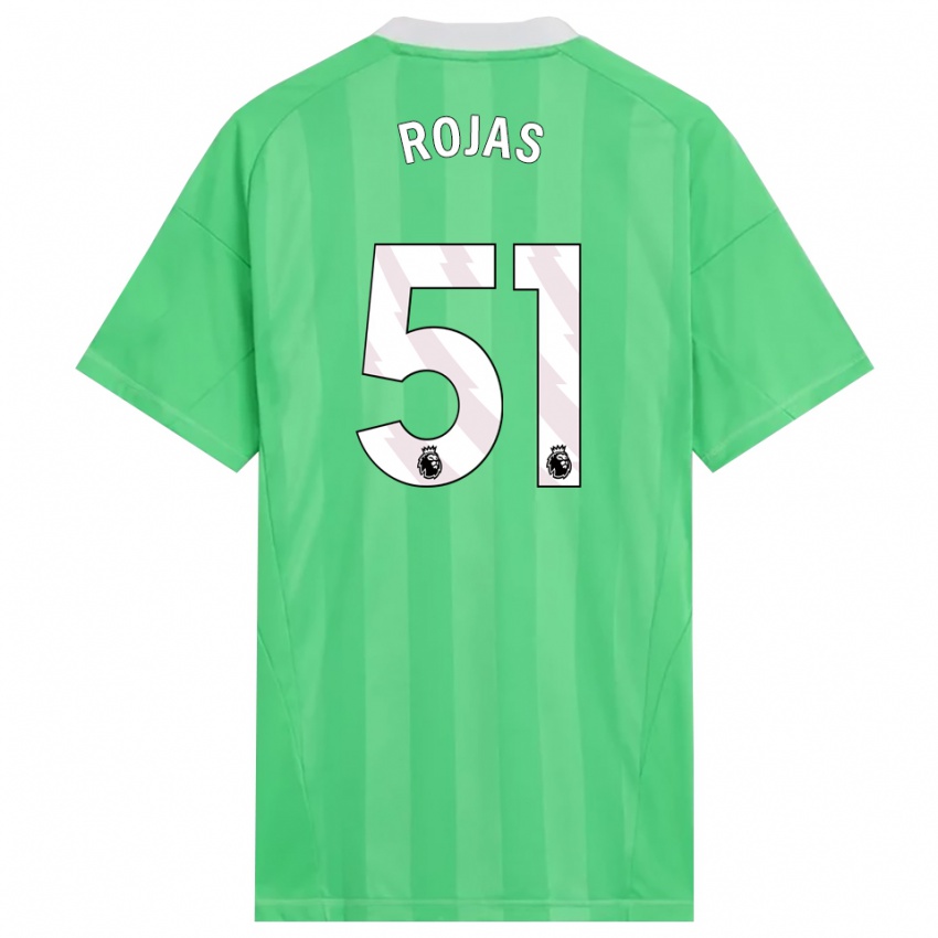 ילדים אלכסיי רוחאס #51 ירוק בהיר לבן חולצת שוער 2025/26 חולצה קצרה