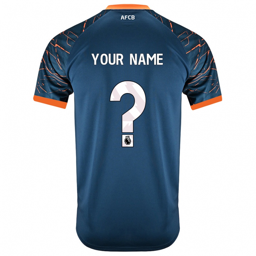 ילדים בורנמות' כחול צפחה כהה חולצת שוער 2025/26 חולצה קצרה