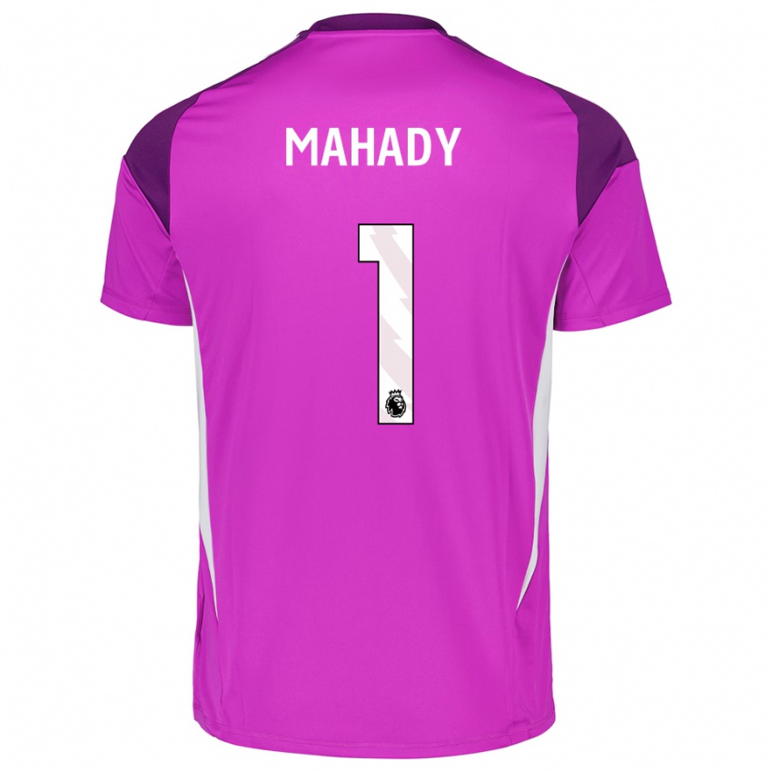 ילדים רורי מהדי #1 סגול לבן חולצת שוער 2025/26 חולצה קצרה