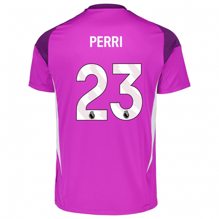 ילדים לוקאס פרי #23 סגול לבן חולצת שוער 2025/26 חולצה קצרה