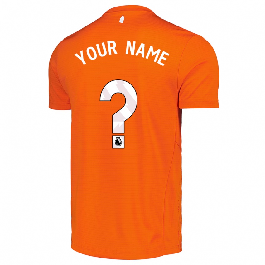 ילדים אברטון כתום שחור חולצת שוער 2025/26 חולצה קצרה