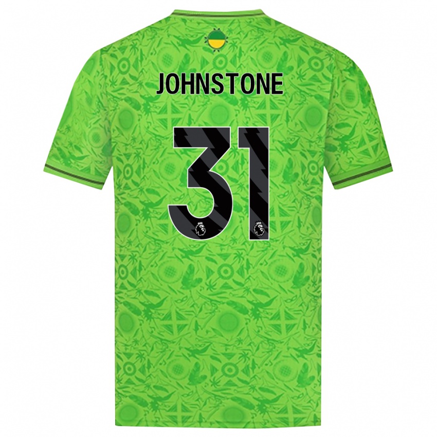 ילדים סם ג'ונסטון #31 ירוק שחור חולצת שוער 2025/26 חולצה קצרה