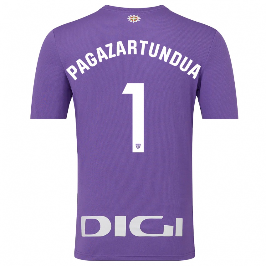 ילדים איקר פגאזרטונדואה #1 סגול לבן חולצת שוער 2025/26 חולצה קצרה