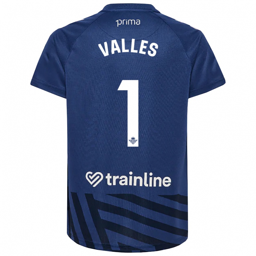 ילדים אלבארו ואייס #1 כחול מלכותי לבן חולצת שוער 2025/26 חולצה קצרה