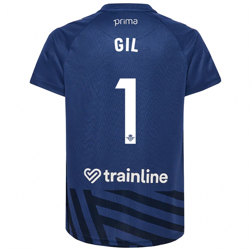 ילדים נואליה חיל #1 כחול מלכותי לבן חולצת שוער 2025/26 חולצה קצרה