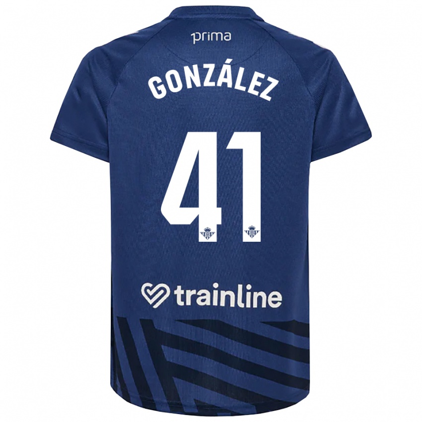 ילדים Manu González #41 כחול מלכותי לבן חולצת שוער 2025/26 חולצה קצרה