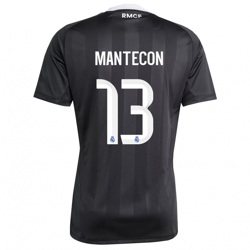 ילדים הוגו מנטקון #13 שחור לבן חולצת שוער 2025/26 חולצה קצרה